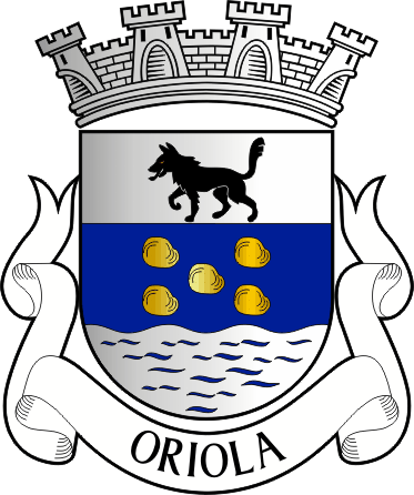 Brasão da antiga freguesia de Oriola - Oriola former civil parish, coat-of-arms