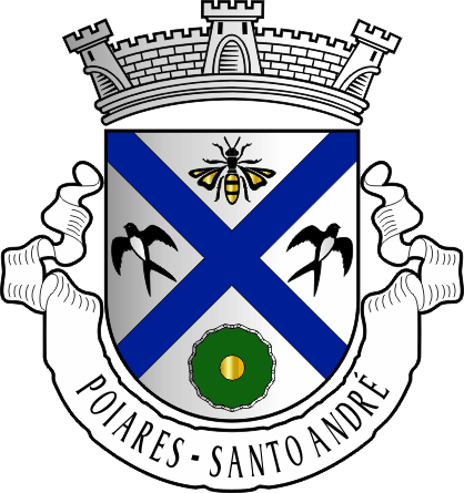 Brasão da freguesia de Poiares (Santo André) - Poiares (Santo André) civil parish, coat-of-arms