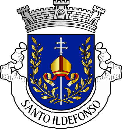 Brasão da antiga freguesia de Santo Ildefonso - Santo Ildefonso former civil parish, coat-of-arms Brasão da antiga freguesia de Santo Ildefonso - Santo Ildefonso former civil parish, coat-of-arms