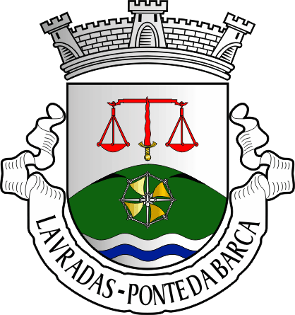 Brasão da freguesia de Lavradas - Lavradas civil parish, coat-of-arms