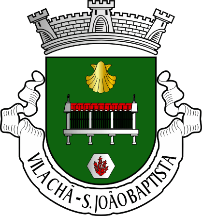 Brasão da antiga freguesia de Vila Chã (São João Baptista) - Vila Chã (São João Baptista) former civil parish, coat-of-arms Brasão da antiga freguesia de Vila Chã (São João Baptista) - Vila Chã (São João Baptista) former civil parish, coat-of-arms