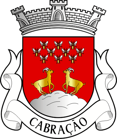 Brasão da antiga freguesia de Cabração - Cabração former civil parish, coat-of-arms Brasão da antiga freguesia de Cabração - Cabração former civil parish, coat-of-arms