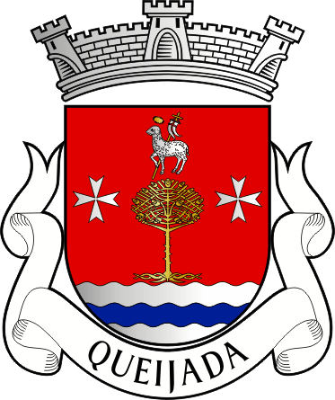 Brasão da antiga freguesia de Queijada - Queijada former civil parish, coat-of-arms Brasão da antiga freguesia de Queijada - Queijada former civil parish, coat-of-arms