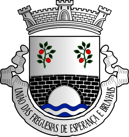 Brasão da União das freguesias de Esperança e Brunhais - Esperança and Brunhais civil parishes union coat-of-arms