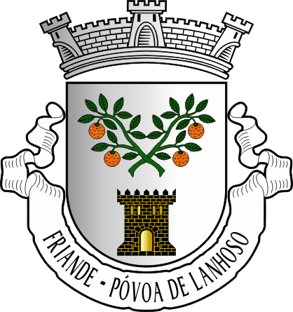 Brasão da antiga freguesia de Friande - Friande former civil parish, coat-of-arms
