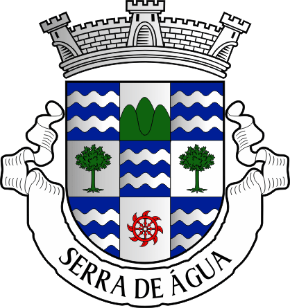 Brasão da freguesia de Serra de Água - Serra de Água civil parish, coat-of-arms Brasão da freguesia de Serra de Água - Serra de Água civil parish, coat-of-arms