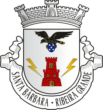 Brasão da freguesia de Santa Bárbara - Santa Bárbara civil parish, coat-of-arms Brasão da freguesia de Santa Bárbara - Santa Bárbara civil parish, coat-of-arms