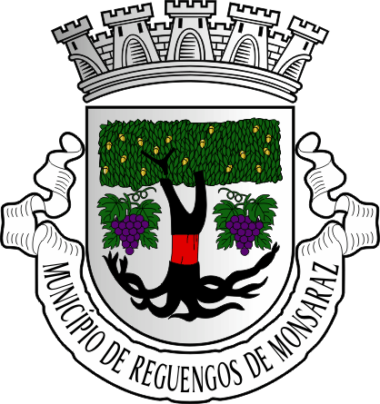 Brasão do Município de Reguengos de Monsaraz - Reguengos de Monsaraz municipal coat-of-arms Brasão do Município de Reguengos de Monsaraz - Reguengos de Monsaraz municipal coat-of-arms