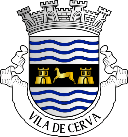 Brasão da antiga freguesia de Cerva - Cerva former civil parish, coat-of-arms Brasão da antiga freguesia de Cerva - Cerva former civil parish, coat-of-arms