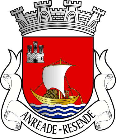 Brasão da antiga freguesia de Anreade - Anreade former civil parish, coat-of-arms
