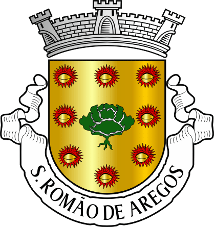 Brasão da antiga freguesia de São Romão de Aregos - São Romão de Aregos former civil parish, coat-of-arms Brasão da antiga freguesia de São Romão de Aregos - São Romão de Aregos former civil parish, coat-of-arms