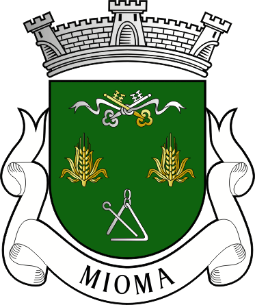Brasão da freguesia de Mioma - Mioma civil parish, coat-of-arms