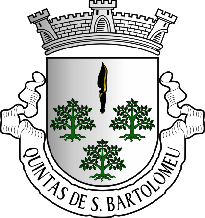 Brasão da freguesia de Quintas de São Bartolomeu - Quintas de São Bartolomeu civil parish, coat-of-arms