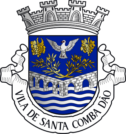 Brasão do Município de Santa Comba Dão - Santa Comba Dão municipal coat-of-arms