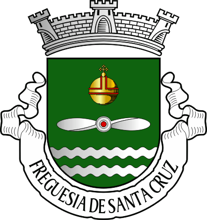 Brasão da freguesia de Santa Cruz - Santa Cruz civil parish, coat-of-arms Brasão da freguesia de Santa Cruz - Santa Cruz civil parish, coat-of-arms