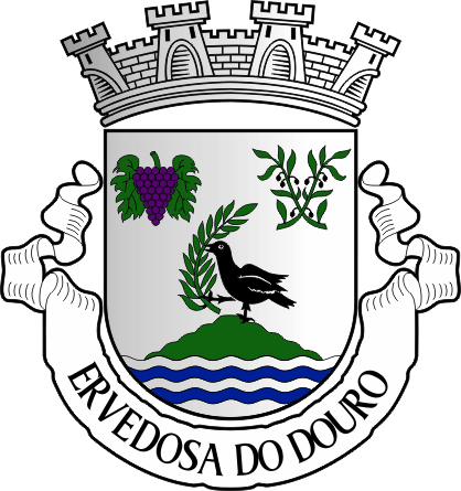 Brasão da freguesia de Ervedosa do Douro - Ervedosa do Douro civil parish, coat-of-arms