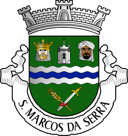 Brasão da freguesia de São Marcos da Serra - São Marcos da Serra civil parish, coat-of-arms
