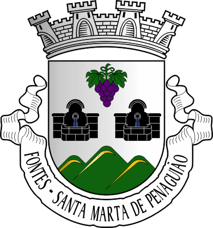 Brasão da freguesia de Fontes - Fontes civil parish, coat-of-arms