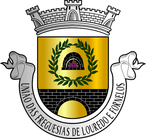 Brasão da União das freguesias de Louredo e Fornelos - Louredo and Fornelos civil parishes union coat-of-arms Brasão da União das freguesias de Louredo e Fornelos - Louredo and Fornelos civil parishes union coat-of-arms