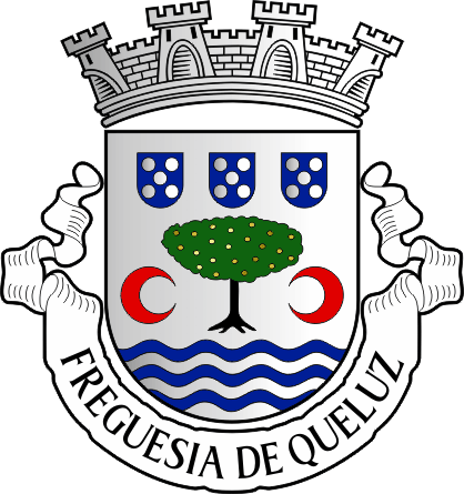 Brasão da antiga freguesia de Queluz - Queluz former civil parish, coat-of-arms Brasão da antiga freguesia de Queluz - Queluz former civil parish, coat-of-arms