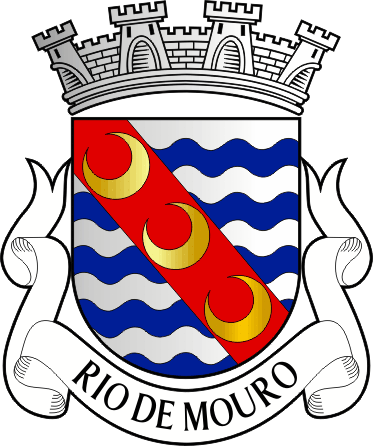 Brasão da freguesia de Rio de Mouro - Rio de Mouro civil parish, coat-of-arms Brasão da freguesia de Rio de Mouro - Rio de Mouro civil parish, coat-of-arms