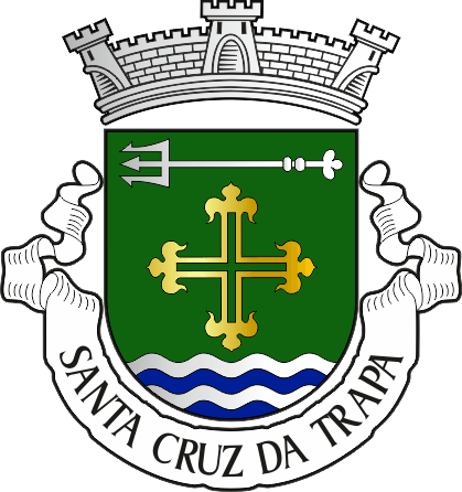 Brasão da antiga freguesia de Santa Cruz da Trapa - Santa Cruz da Trapa former civil parish, coat-of-arms Brasão da antiga freguesia de Santa Cruz da Trapa - Santa Cruz da Trapa former civil parish, coat-of-arms