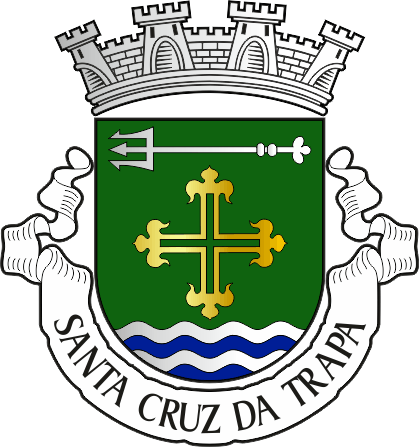 Brasão da antiga freguesia de Santa Cruz da Trapa - Santa Cruz da Trapa former civil parish, coat-of-arms Brasão da antiga freguesia de Santa Cruz da Trapa - Santa Cruz da Trapa former civil parish, coat-of-arms