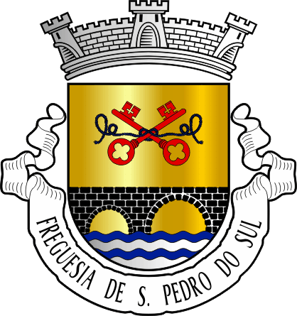 Brasão da antiga freguesia de São Pedro do Sul - São Pedro do Sul former civil parish, coat-of-arms Brasão da antiga freguesia de São Pedro do Sul - São Pedro do Sul former civil parish, coat-of-arms