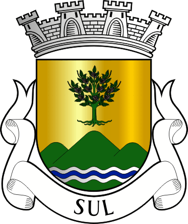 Brasão da freguesia de Sul - Sul civil parish, coat-of-arms