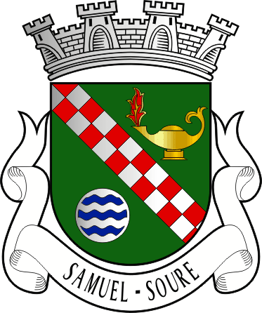 Brasão da freguesia de Samuel - Samuel civil parish, coat-of-arms Brasão da freguesia de Samuel - Samuel civil parish, coat-of-arms