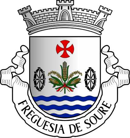 Brasão da freguesia de Soure - Soure civil parish, coat-of-arms Brasão da freguesia de Soure - Soure civil parish, coat-of-arms