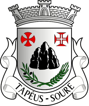 Brasão da freguesia de Tapéus - Tapéus civil parish, coat-of-arms