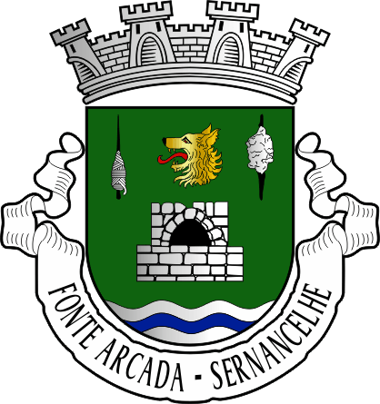 Brasão da antiga freguesia de Fonte Arcada - Fonte Arcada former civil parish, coat-of-arms Brasão da antiga freguesia de Fonte Arcada - Fonte Arcada former civil parish, coat-of-arms
