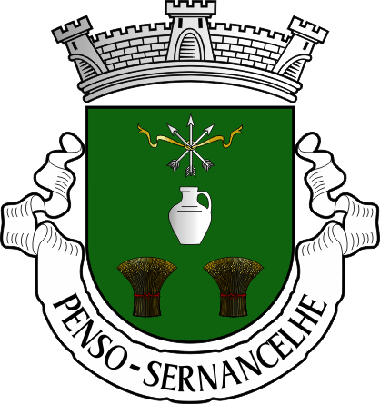 Brasão da antiga freguesia de Penso - Penso former civil parish, coat-of-arms
