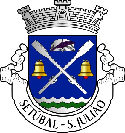 Brasão da antiga freguesia de Setúbal (São Julião) - Setúbal (São Julião) former civil parish, coat-of-arms Brasão da antiga freguesia de Setúbal (São Julião) - Setúbal (São Julião) former civil parish, coat-of-arms