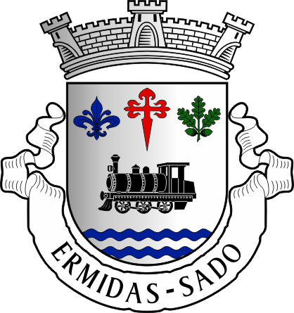Brasão da freguesia de Ermidas-Sado - Ermidas-Sado civil parish, coat-of-arms Brasão da freguesia de Ermidas-Sado - Ermidas-Sado civil parish, coat-of-arms