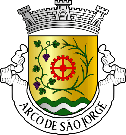 Brasão da freguesia de Arco de São Jorge - Arco de São Jorge civil parish, coat-of-arms Brasão da freguesia de Arco de São Jorge - Arco de São Jorge civil parish, coat-of-arms