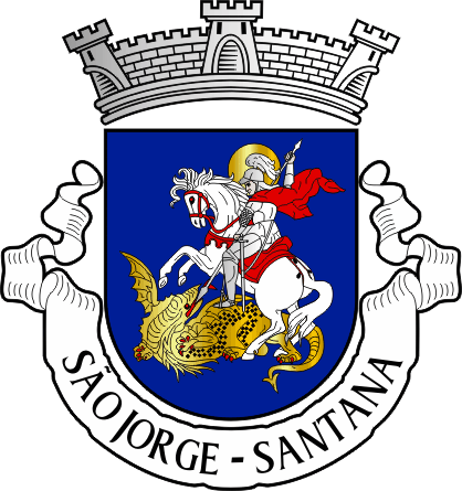 Brasão da freguesia de São Jorge - São Jorge civil parish, coat-of-arms Brasão da freguesia de São Jorge - São Jorge civil parish, coat-of-arms