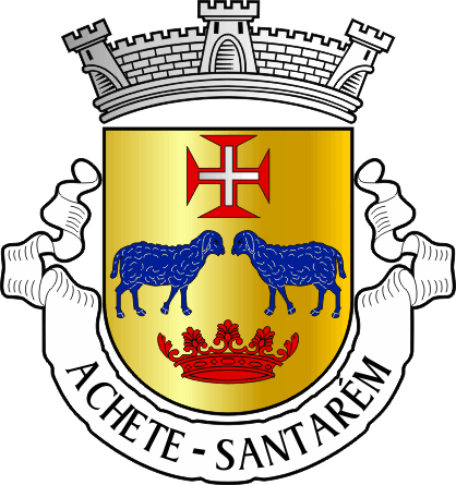 Brasão da antiga freguesia de Achete - Achete former civil parish, coat-of-arms Brasão da antiga freguesia de Achete - Achete former civil parish, coat-of-arms