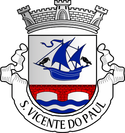 Brasão da antiga freguesia de São Vicente do Paul - São Vicente do Paul former civil parish, coat-of-arms Brasão da antiga freguesia de São Vicente do Paul - São Vicente do Paul former civil parish, coat-of-arms