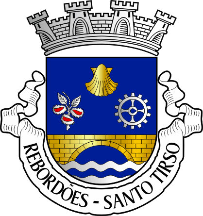 Brasão da freguesia de Rebordões - Rebordões civil parish, coat-of-arms