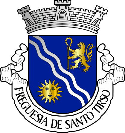 Brasão da antiga freguesia de Santo Tirso - Santo Tirso former civil parish, coat-of-arms Brasão da antiga freguesia de Santo Tirso - Santo Tirso former civil parish, coat-of-arms