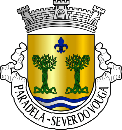 Brasão da antiga freguesia de Paradela - Paradela former civil parish, coat-of-arms Brasão da antiga freguesia de Paradela - Paradela former civil parish, coat-of-arms