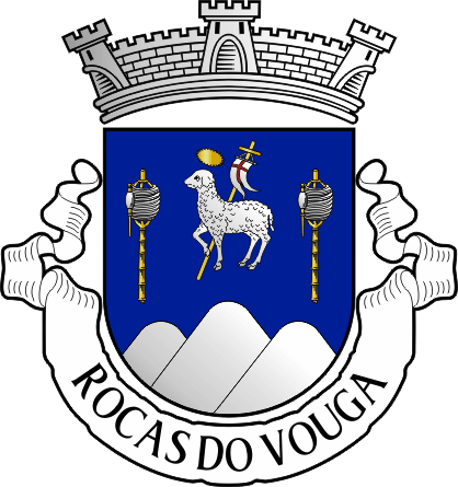 Brasão da freguesia de Rocas do Vouga - Rocas do Vouga civil parish, coat-of-arms Brasão da freguesia de Rocas do Vouga - Rocas do Vouga civil parish, coat-of-arms