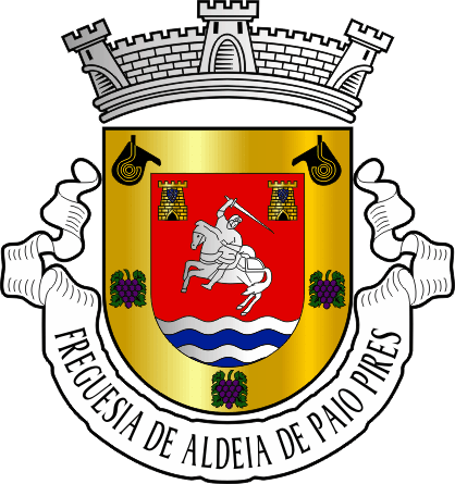 Brasão da antiga freguesia de Aldeia de Paio Pires - Aldeia de Paio Pires former civil parish, coat-of-arms Brasão da antiga freguesia de Aldeia de Paio Pires - Aldeia de Paio Pires former civil parish, coat-of-arms