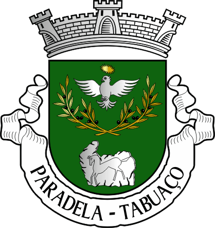 Brasão da antiga freguesia de Paradela - Paradela former civil parish, coat-of-arms