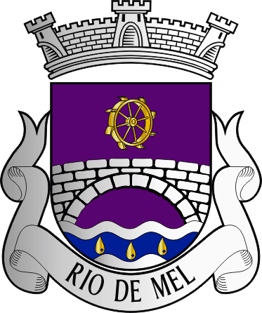 Brasão da freguesia de Rio de Mel - Rio de Mel civil parish, coat-of-arms Brasão da freguesia de Rio de Mel - Rio de Mel civil parish, coat-of-arms