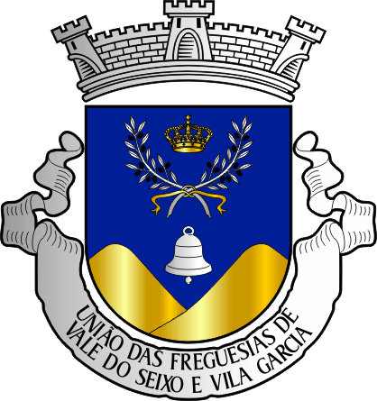 Brasão da União das freguesias de Vale do Seixo e Vila Garcia - Vale do Seixo and Vila Garcia civil parishes union coat-of-arms Brasão da União das freguesias de Vale do Seixo e Vila Garcia - Vale do Seixo and Vila Garcia civil parishes union coat-of-arms