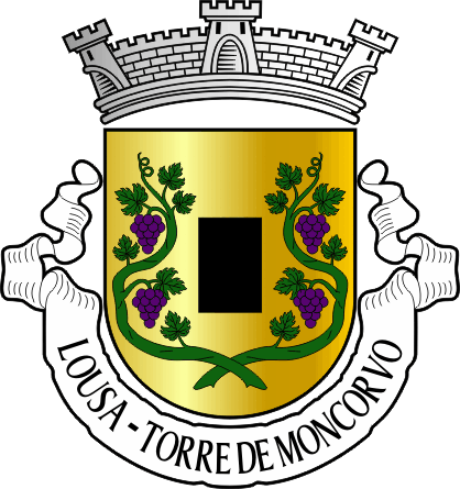 Brasão da freguesia de Lousa - Lousa civil parish, coat-of-arms Brasão da freguesia de Lousa - Lousa civil parish, coat-of-arms