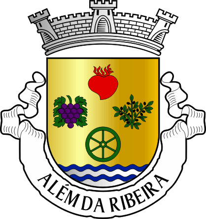 Brasão da antiga freguesia de Além da Ribeira - Além da Ribeira former civil parish, coat-of-arms